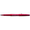 Paper Mate Papermate 079487 Non-Toxic Water Based Porous Point Marker Pen; Red; Pack - 12 79487